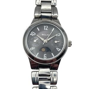 Relic Moon Phase Women's Watch 29mm  - Fresh Battery -Wrist 5.75 WR 30m Day Date